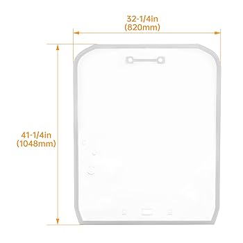 Amazon.com: KUAFU Track Loader Door Glass Compatible with